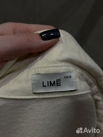 Платье-рубашка джинсовое Lime xs