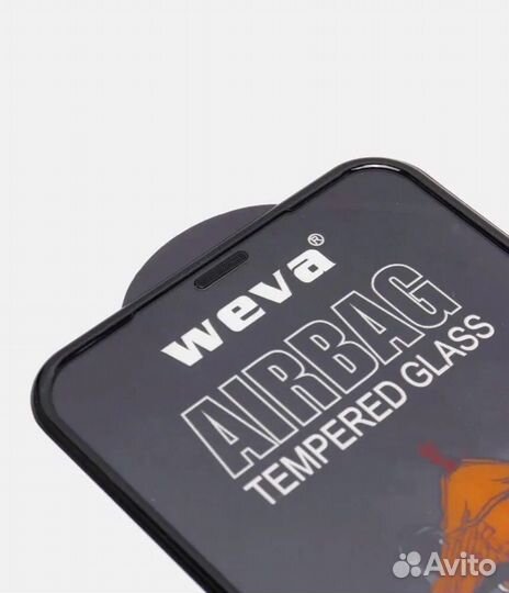 Защитное стекло Weva Airbag 18D для iPhone 12-14pr