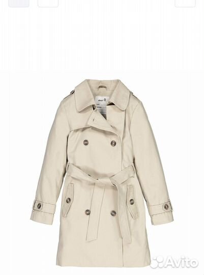 Пальто тренч для девочки