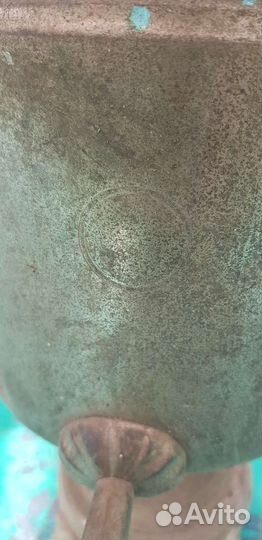 Самовар на дровах медный на реставрацию