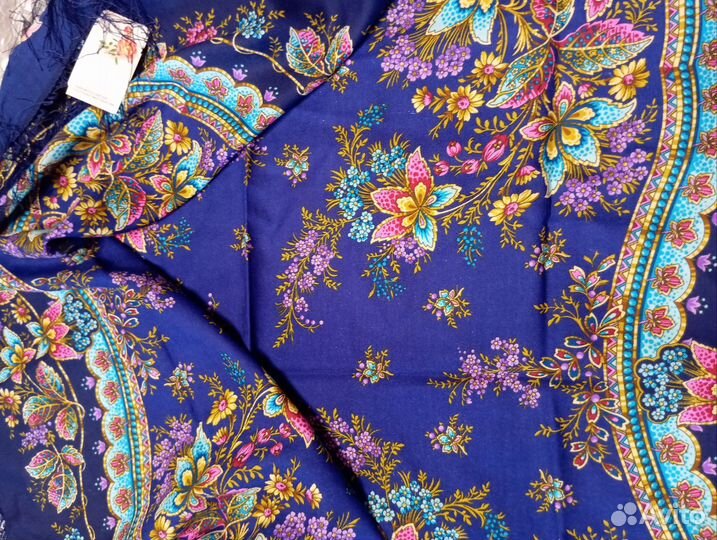 Павловопосадский платок шерсть