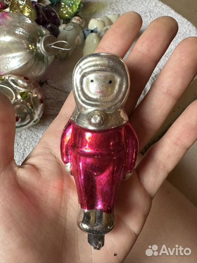 Елочные игрушки на прищепке СССР