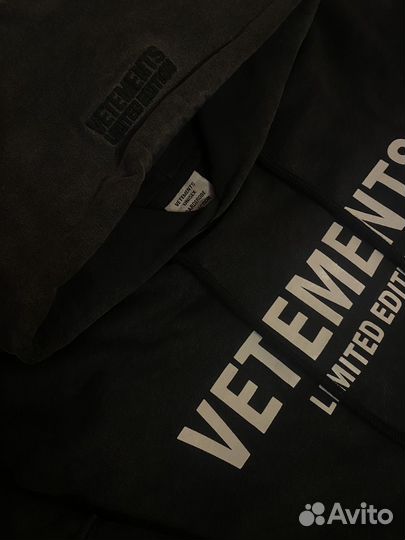 Vetements толстовка