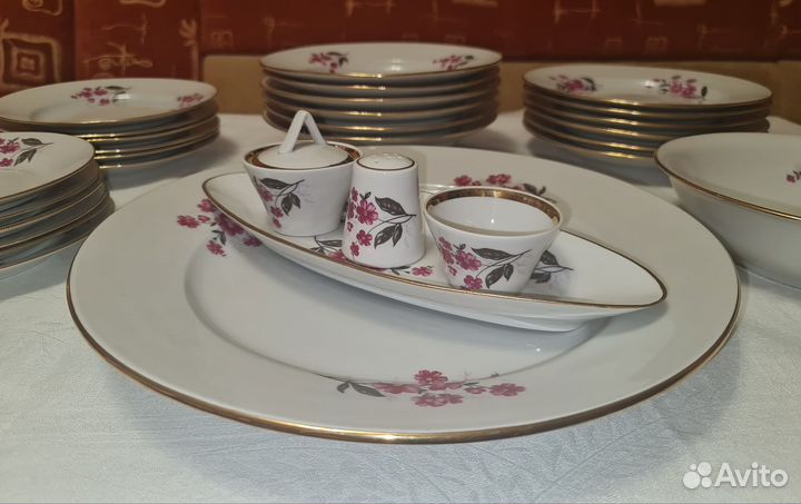 Столовый сервис СССР Дулево