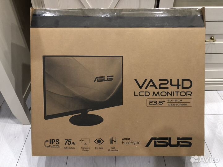 Монитор asus va24dq ips 75hz