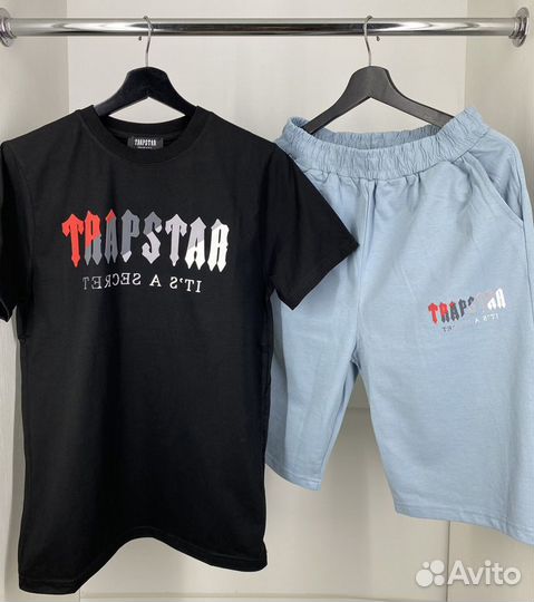 Комплект шорты и футболка мужской Trapstar