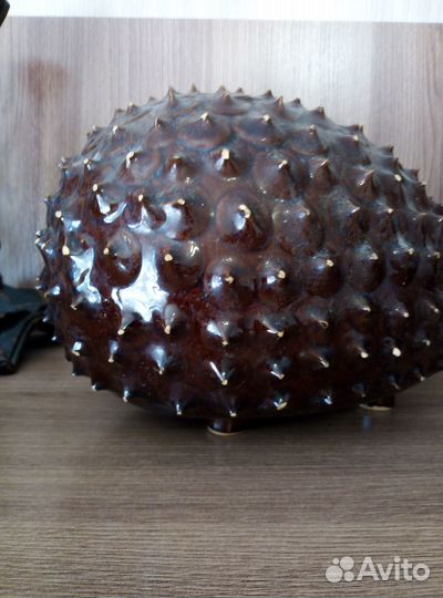 Редкая Статуэтка Ёж, 1960-е Керамика Латвия Елгава