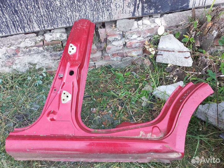 Сапажок левого порога Шевроле Авео т250