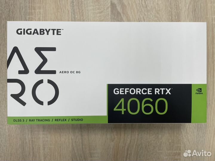 Видеокарта Gigabyte RTX 4060 Aero OC, Новая