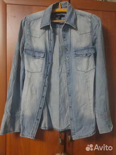 Джинсовая рубашка