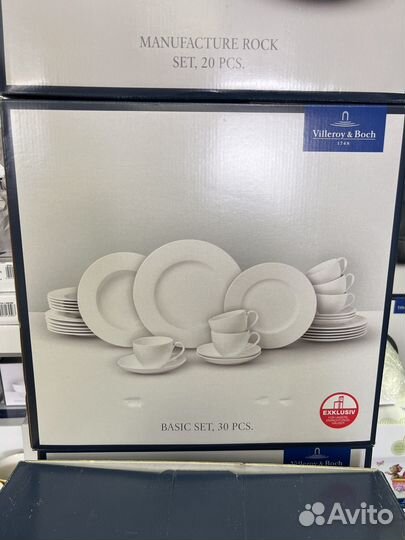 Сервиз 30 предметов Basic White Villeroy Boch