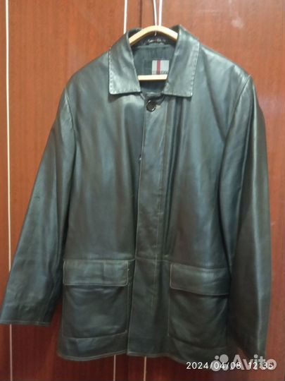 Кожаная куртка мужская размер 54 размер