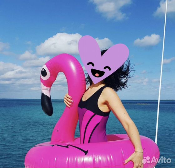 Надувной фламинго (круг)