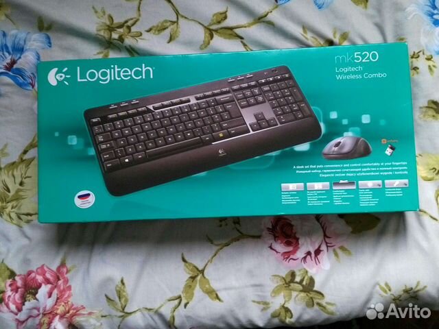 Клавиатура/мышь logitech mk520 бе3проводные