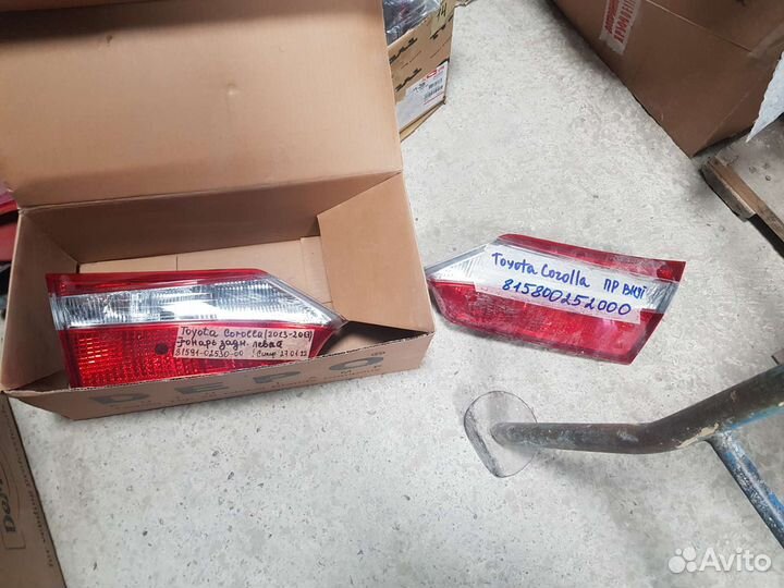 Toyota Corolla 2012-2019 фонарь задний правый