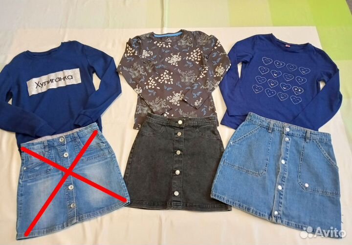 Одежда для девочки h&m 152-158