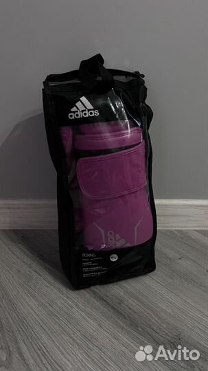 Боксерские перчатки 10 oz adidas розовые