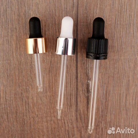 Крышки со стеклянной пипеткой