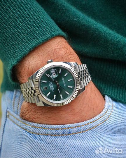 Часы Rolex Datejust 41mm mint green dial