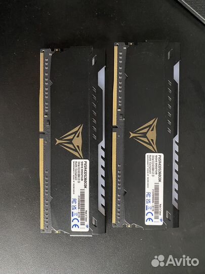Озу patriot viper rgb 32g ddr4 3600