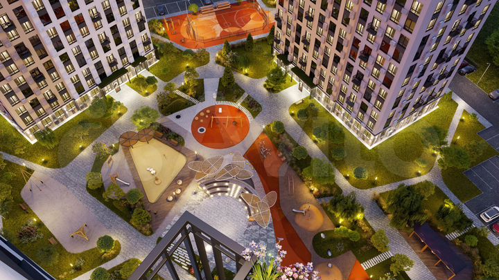 2-к. квартира, 53,6 м², 21/25 эт.