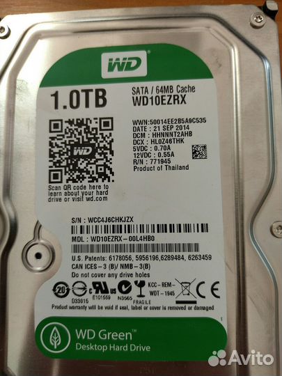 Жесткий диск hdd
