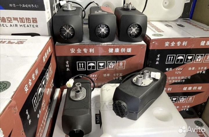 Автономный отопитель сухой фен 12/24V 2,5/5 кВт