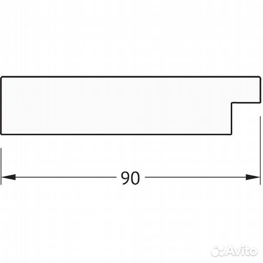 Зеркало Evoform Definite 160х80 BY 3345 в багетно