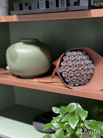 Шоколадные цветы розы пионы