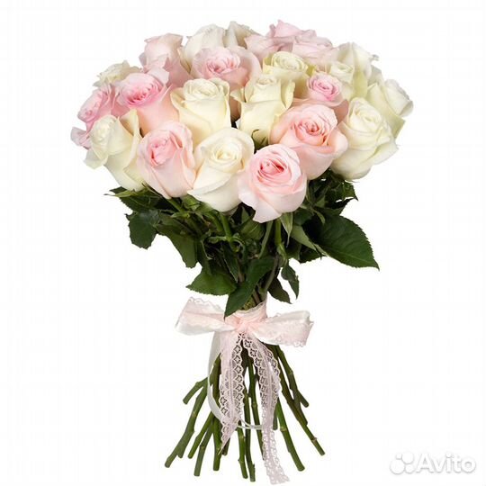 Букет из 25 роз Анжела 60 см