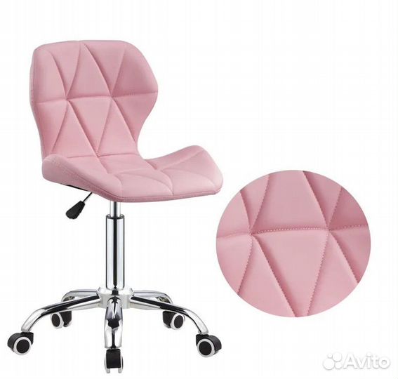 Стул Ракушка на колесах с регулировкой высоты