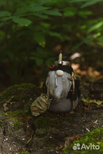 Скандинавский гном Золотоискатель ручной работы