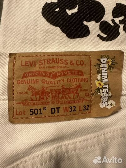 Джинсы Denim Tears x Levi's