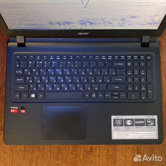 Ноутбук Acer 4ядра/6RAM/SSD