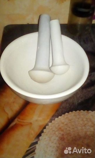 Фарфоровая ступка рфз