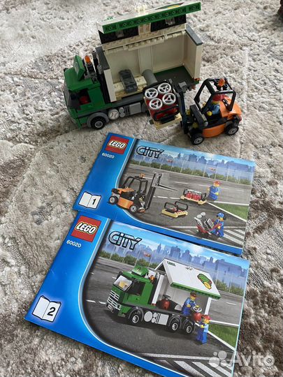 Lego City 60020 Грузовик и погрузчик