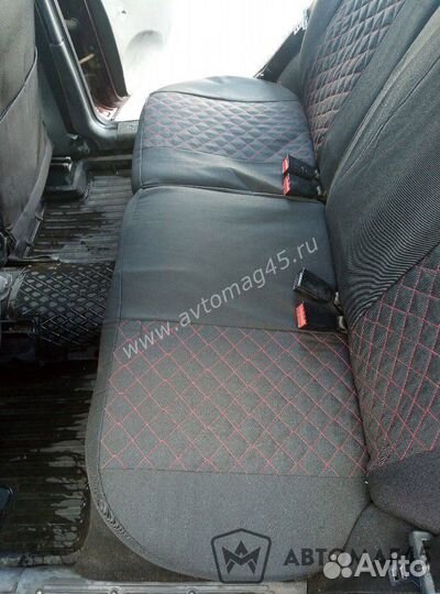 Авточехлы Лада Калина Kalina жаккард ромб