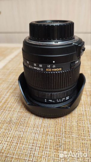 Sigma 17-50mm f 2.8 на Nikon F