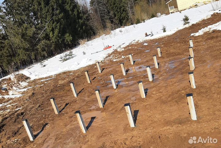 Забивные сваи. Сваи бетонные. Жб сваи