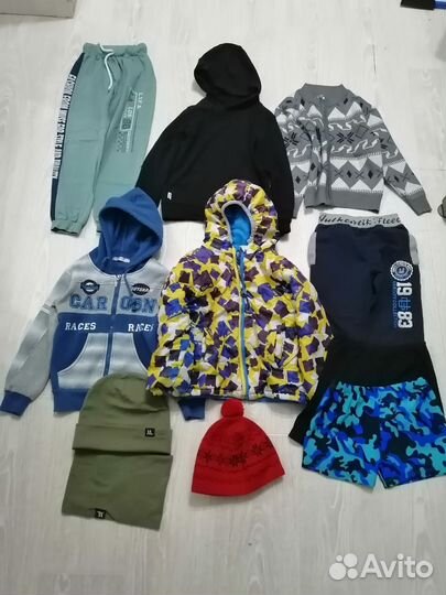 Одежда пакетом на мальчика 104-110