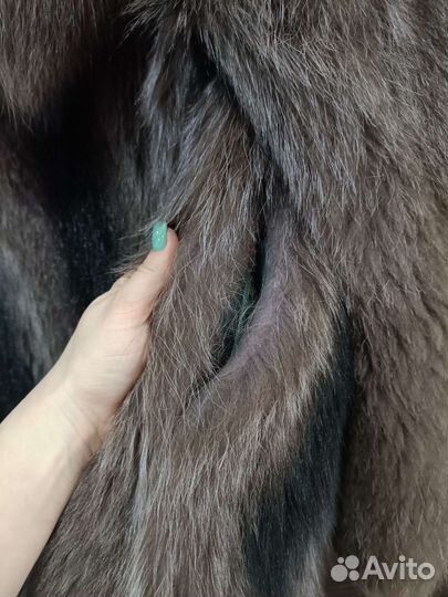 Шуба из песца