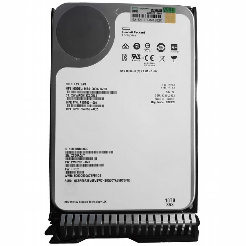 [MB010000JWZHA] Жесткий Диск Hp 10 Tb Sas 3,5 Mb010000jwzha