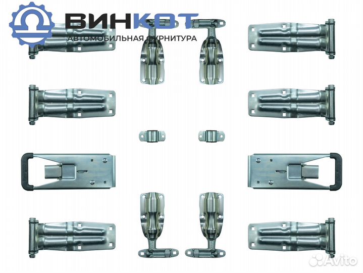 Комплект фурнитуры Push с накладными ручками