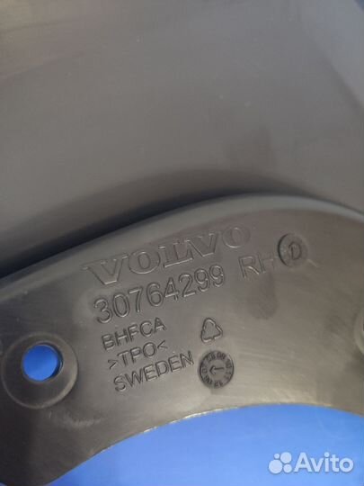 Брызговики задние Volvo S 40 2004- комплект