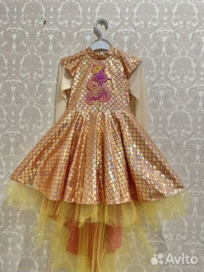 Костюм золотой рыбки 116