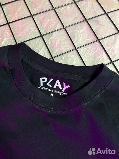 Футболка comme des garcon черная