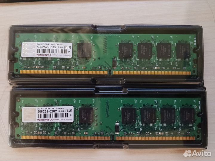 Оперативная память DDR2/DDR3/DDR4 dimm/sodimm