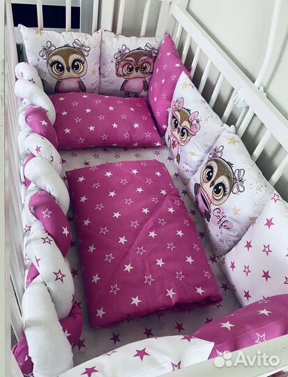 Бортики в кроватку