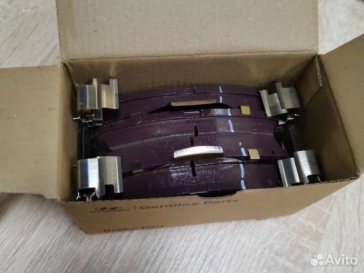 Колодки передние hyundai solaris kia rio