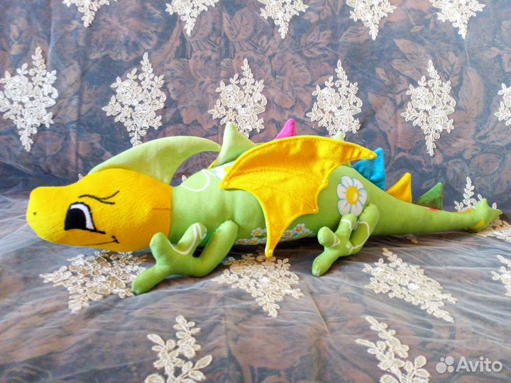 Дракон добряша.Подушка игрушка